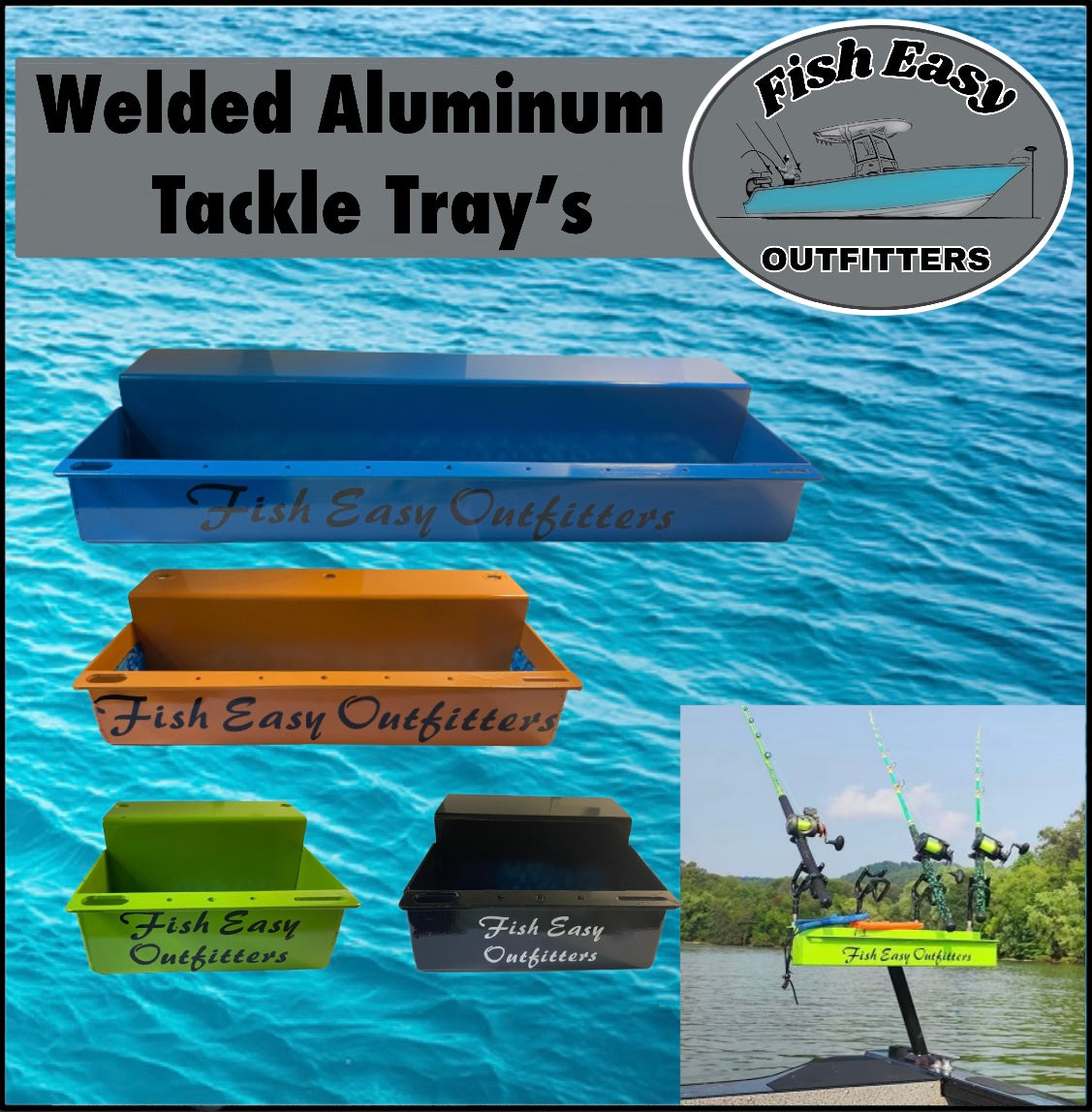 F.E.O aluminum tackle trays – Cat Call Tackle